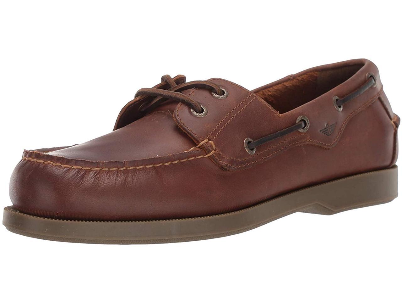 Dockers Castaway Mens Size 12 Brown Wide Moc Leather Boat Shoes New ...