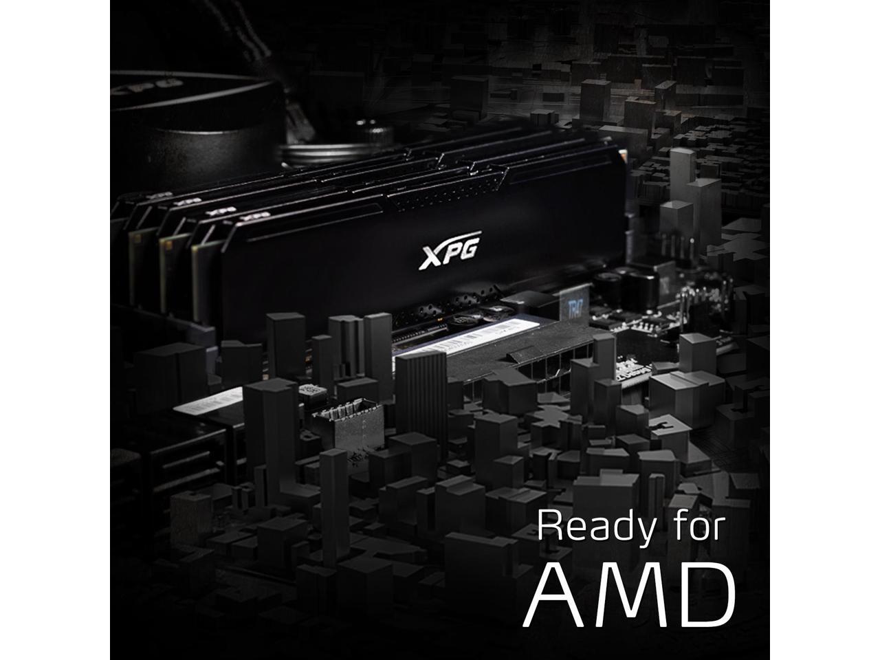 XPG GAMMIX D20 Desktop Memory: 32GB (2x16GB) DDR4 3600MHz CL18 Black ...