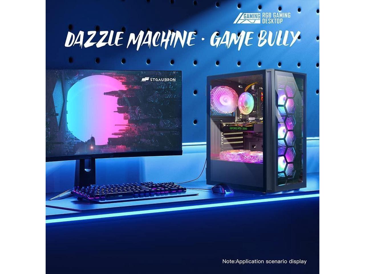 STGAubron Gaming Desktop PC Computer,Intel Core I7 3.4 GHz up to 3.9