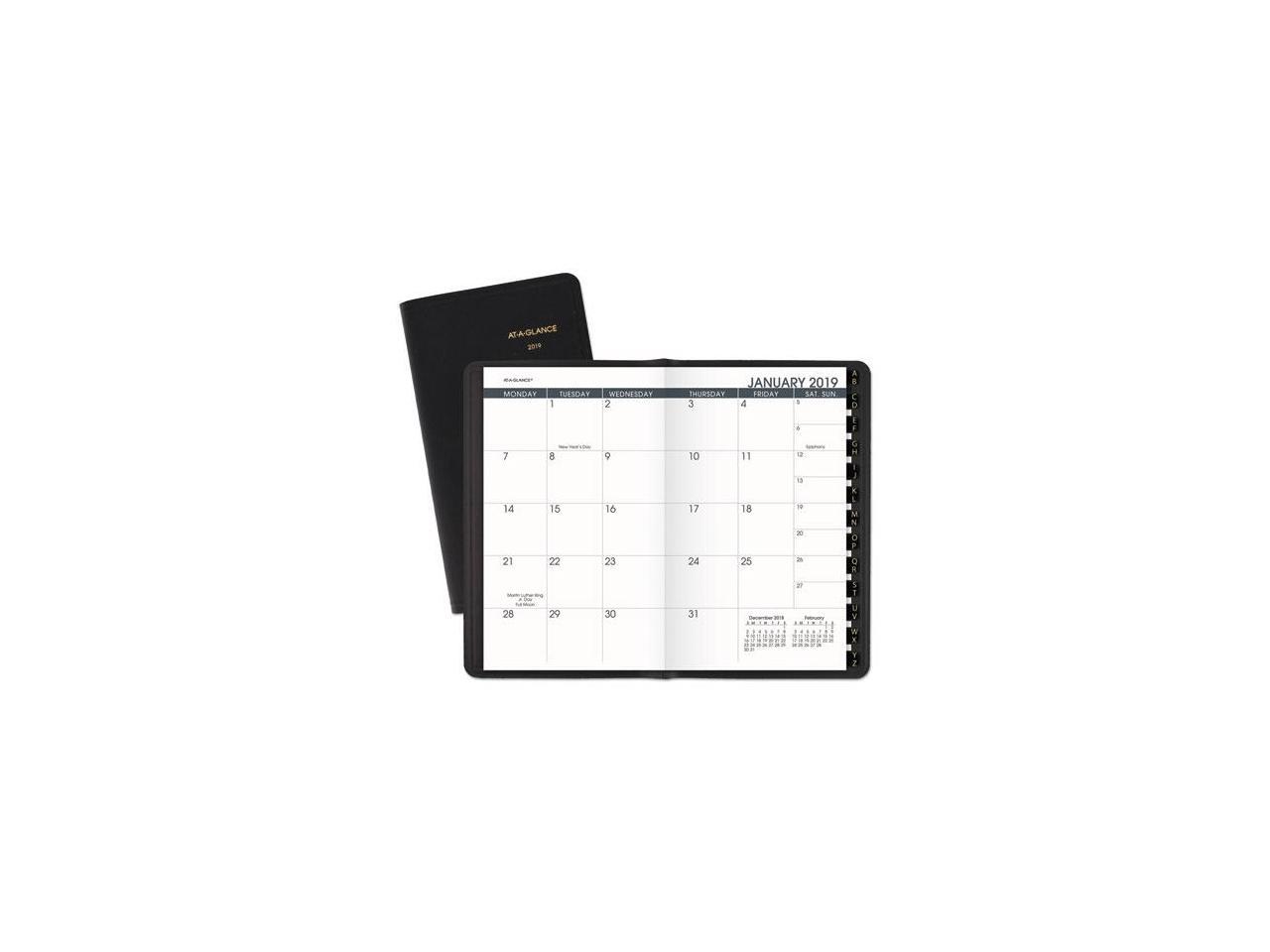 at a glance 2017-2018 monthly planner