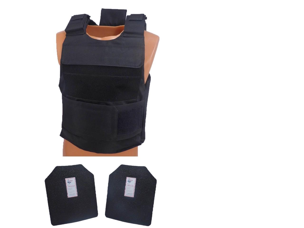 8x10 Shooter Cut Level IIIA Stand Alone Body Armor Plate Bullet Proof Insert 