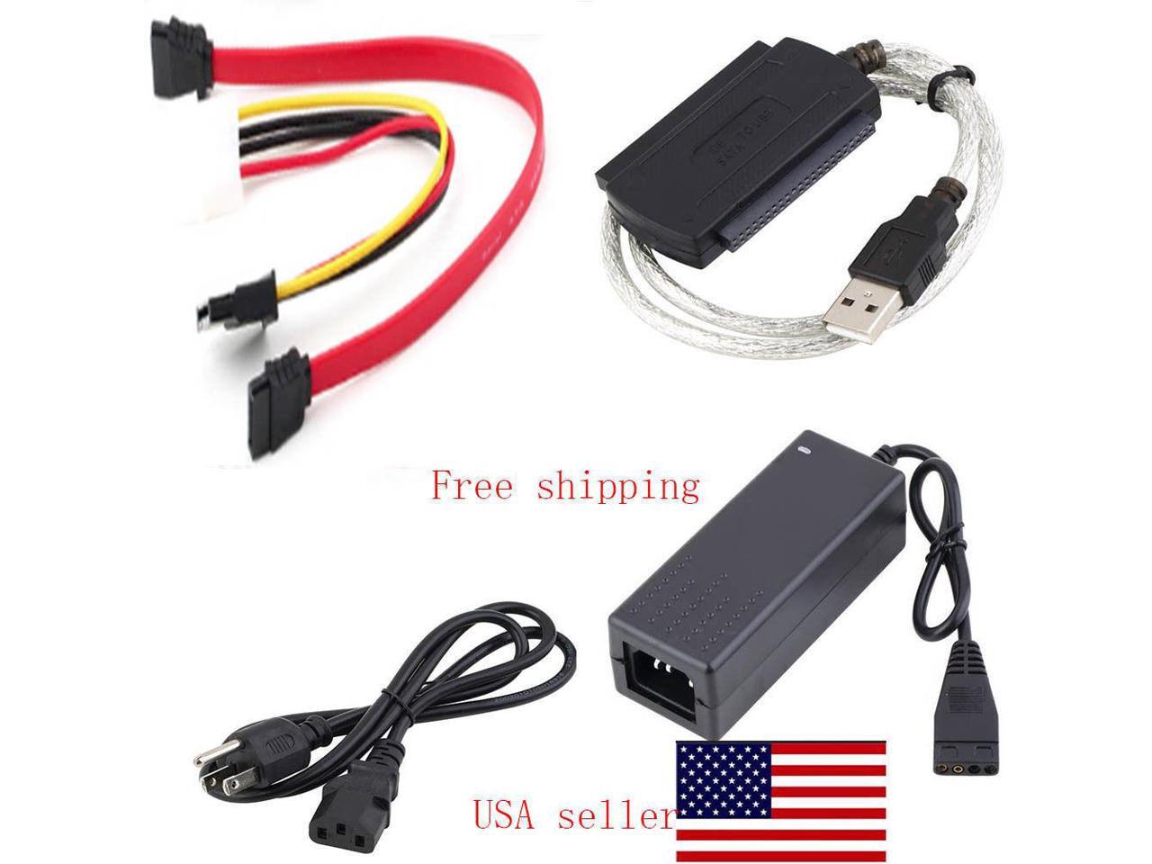 SATA PATA IDE to USB 2.0 Adapter Converter Cable For 2.5 / 3.5 Inch