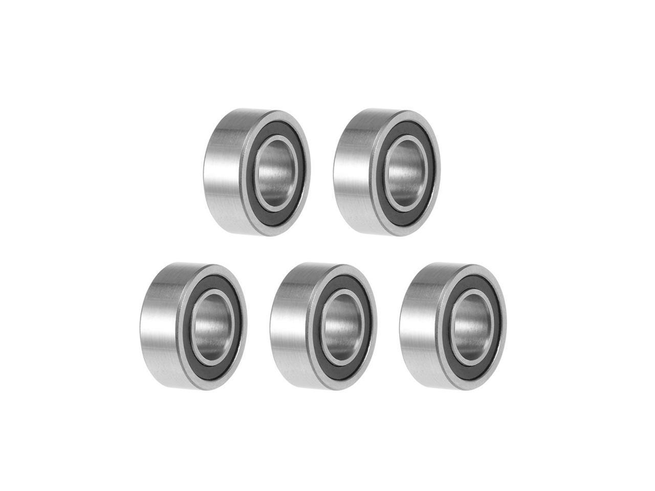 MR85-2RS Ball Bearings Z2 5x8x2.5mm Double Sealed Chrome Steel 5pcs 