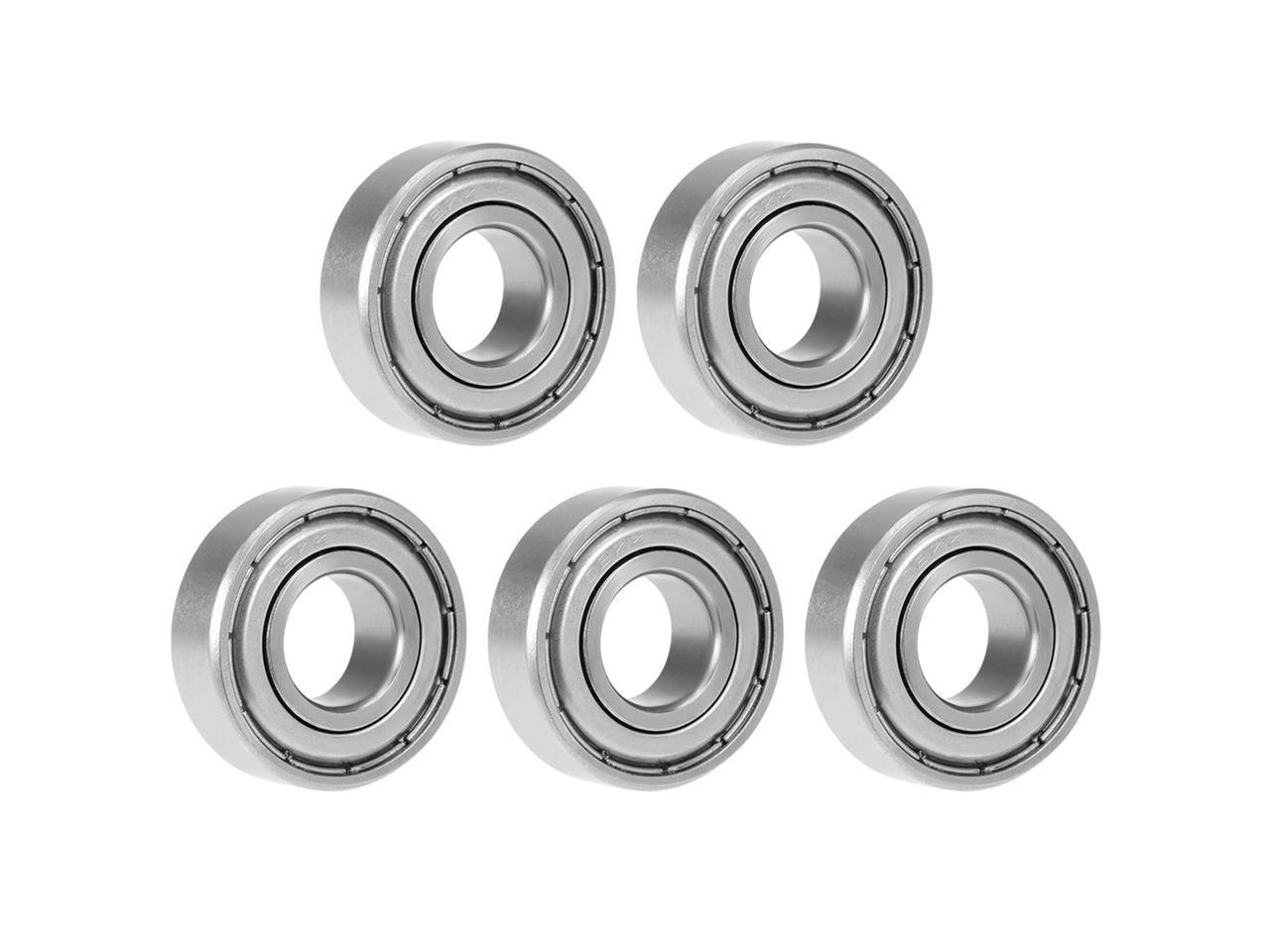 uxcell 6202ZZ Deep Groove Ball Bearing 15x35x11mm Double Shielded Chrome Bearings 2-Pack 