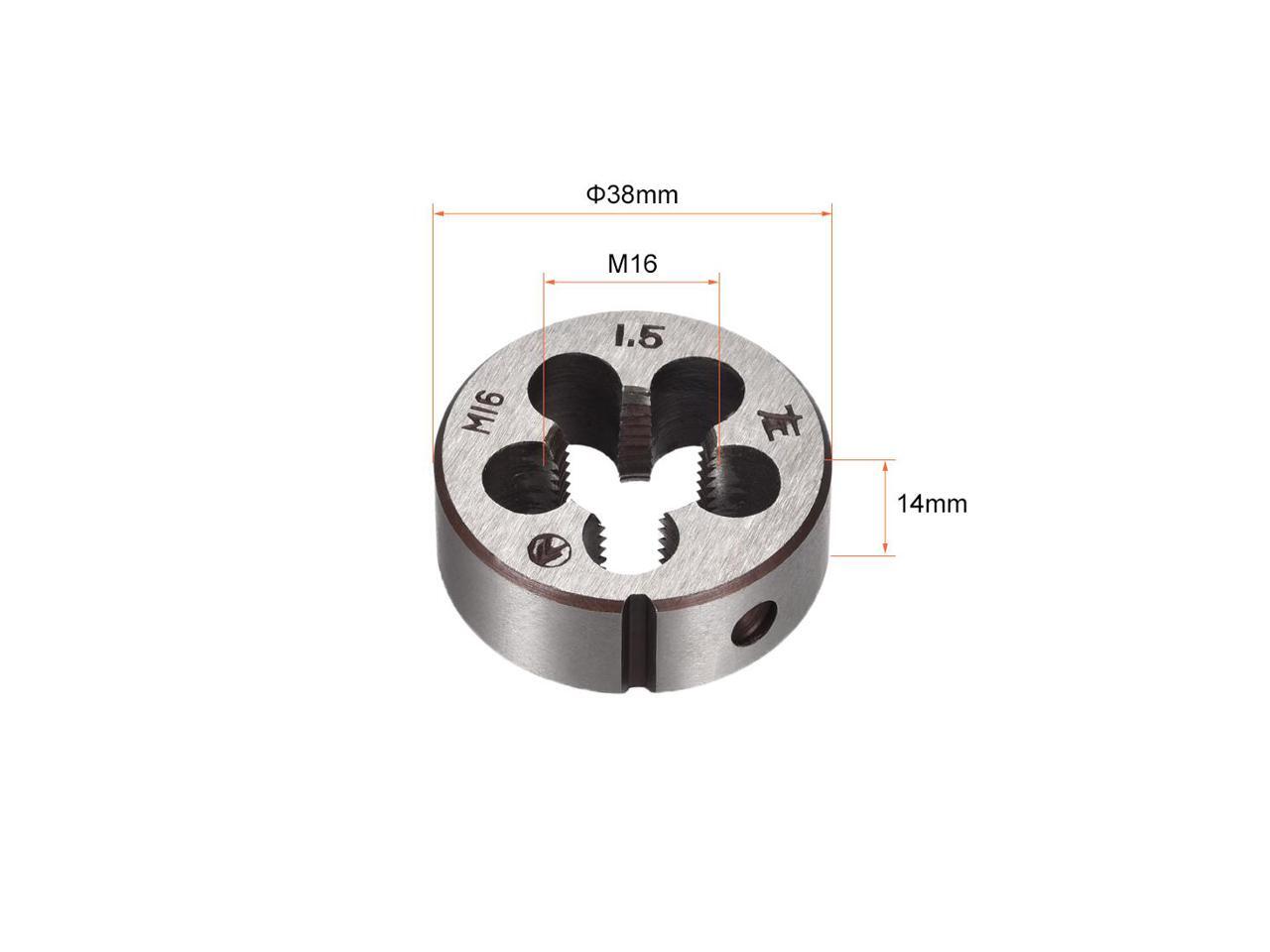 M16 X 1 5 Metric Round Dies Left hand Thread Machine Dies 38mm OD