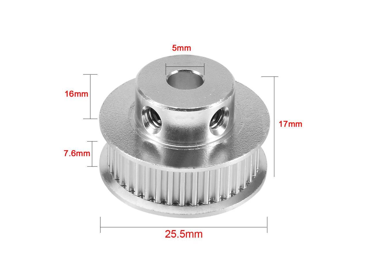 GT2 Aluminum Timing Belt Pulleys 32 Teeth 6mm Bore 11mm Width for 3D Printer 