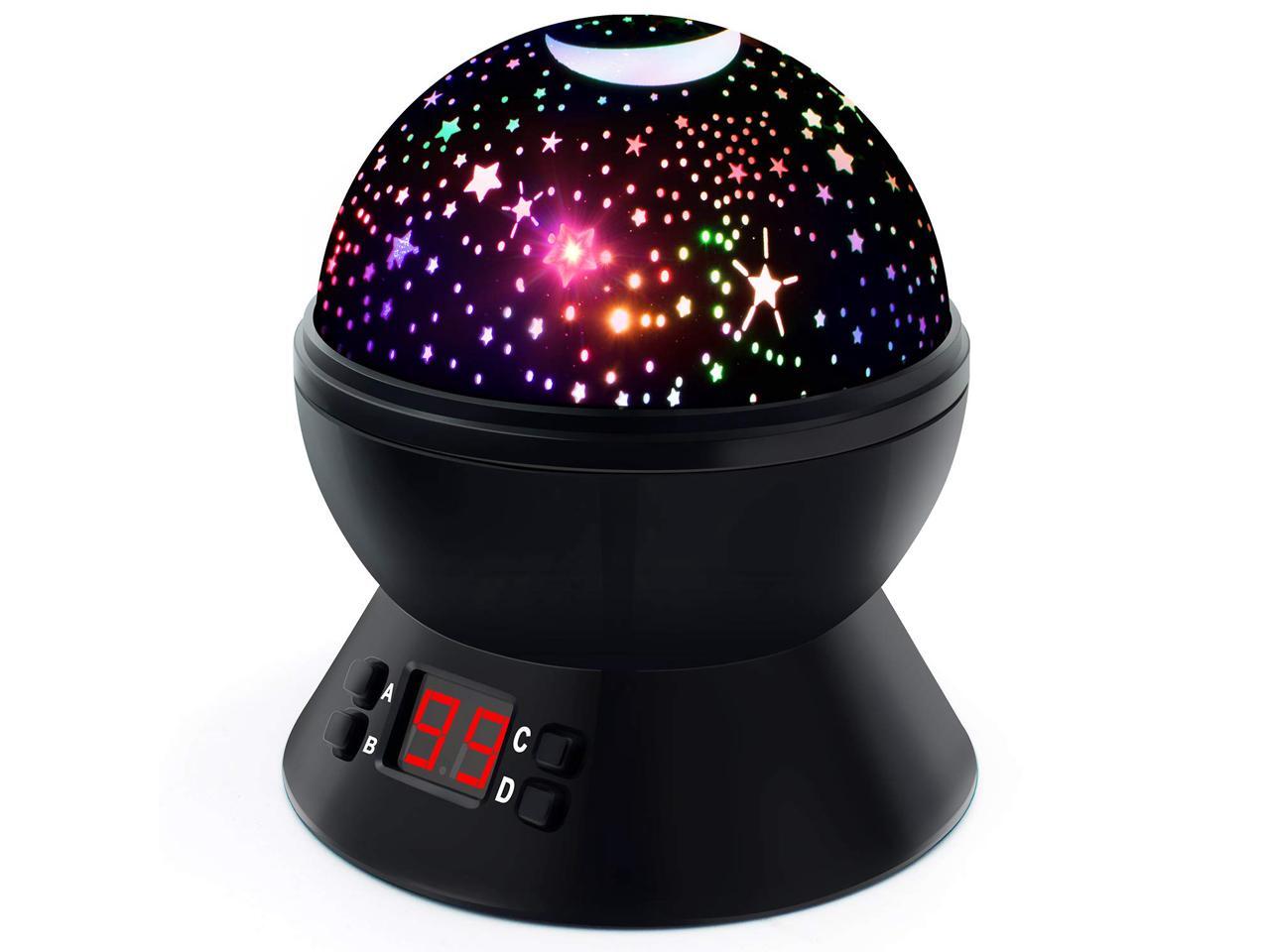 baby girl night light projector