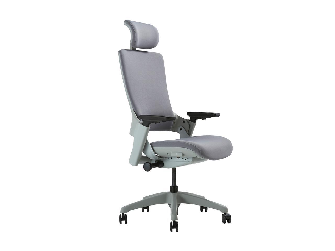 Clatina 247 Series High Back Ergonomic Office Desk Chairs And Executive Chairs With Back Support Grey Newegg Com