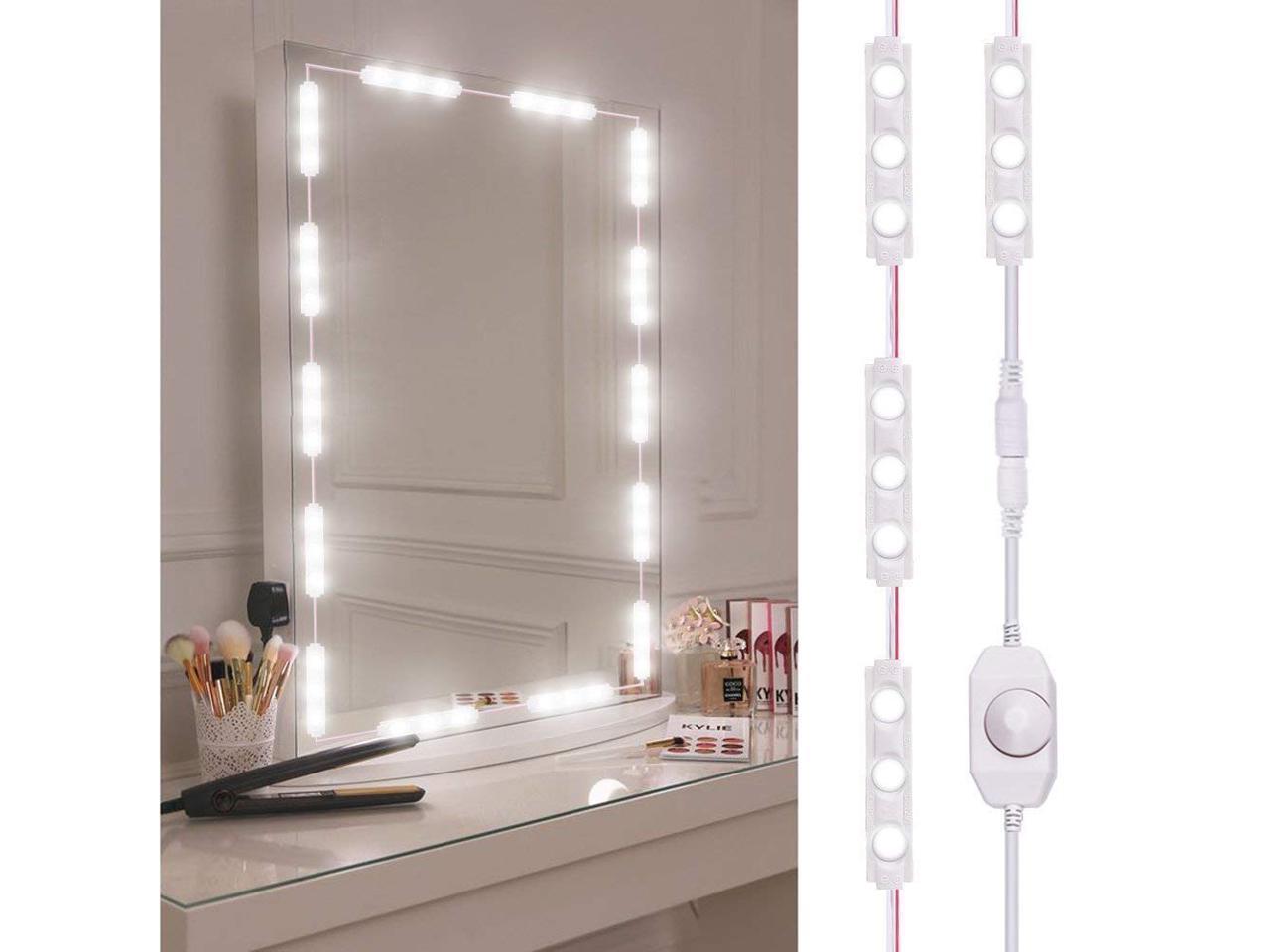 Vanity Mirror Light,Portable LED Mirror Light,Touch Control/USB Rechargeable,for Bathroom Dressing Table Mirror Lighting