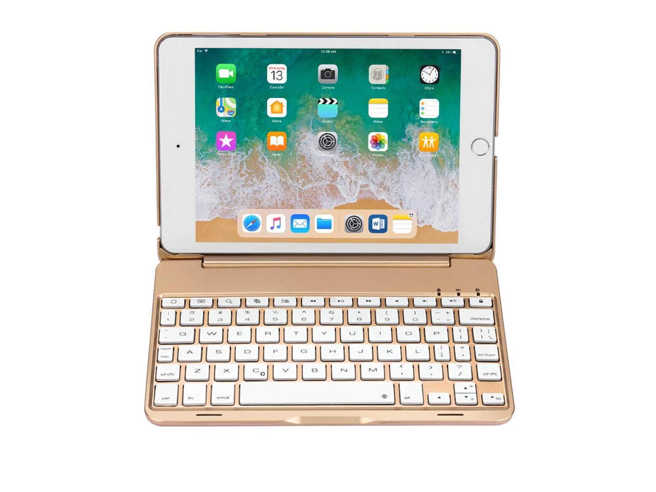 Bluetooth Keyboard Case For iPad mini 5 2019 mini 4 Case With Pencil Holder 