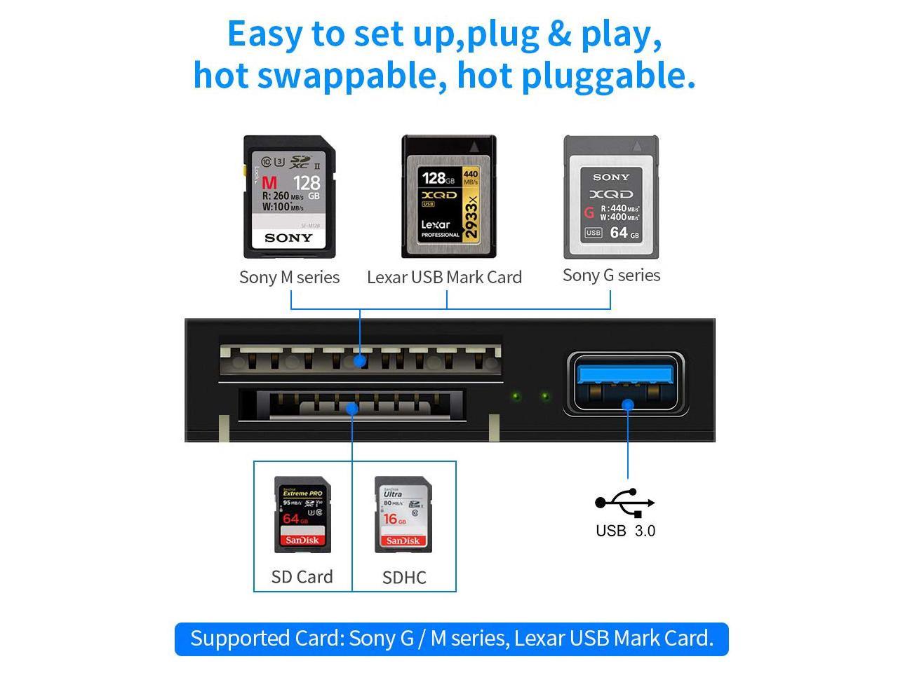 sony xqd card reader spec