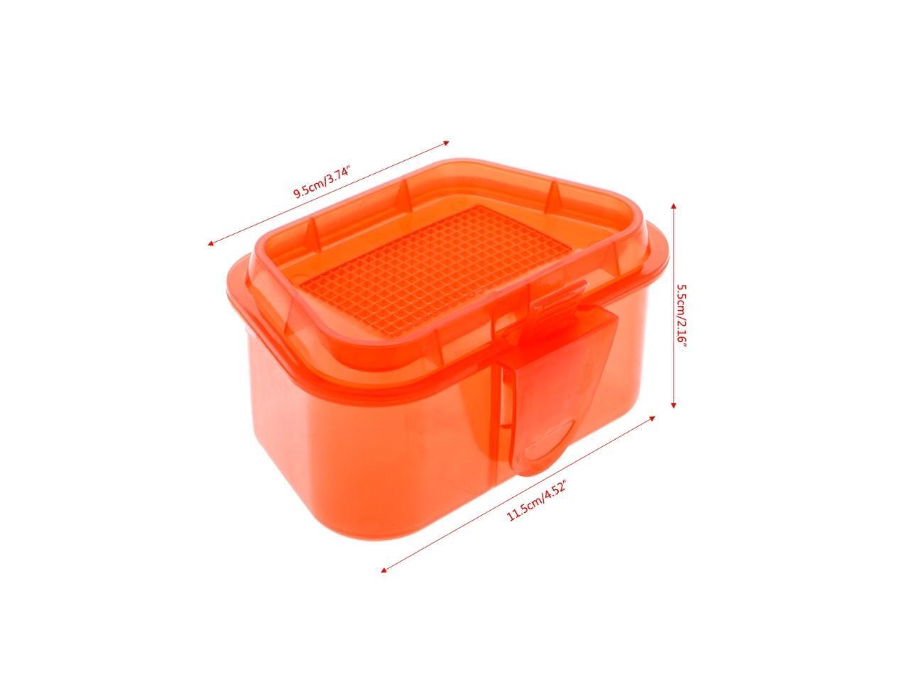 Breathable Fishing Lure Box Live Earthworm Red Worm Lure Bait Storage Case