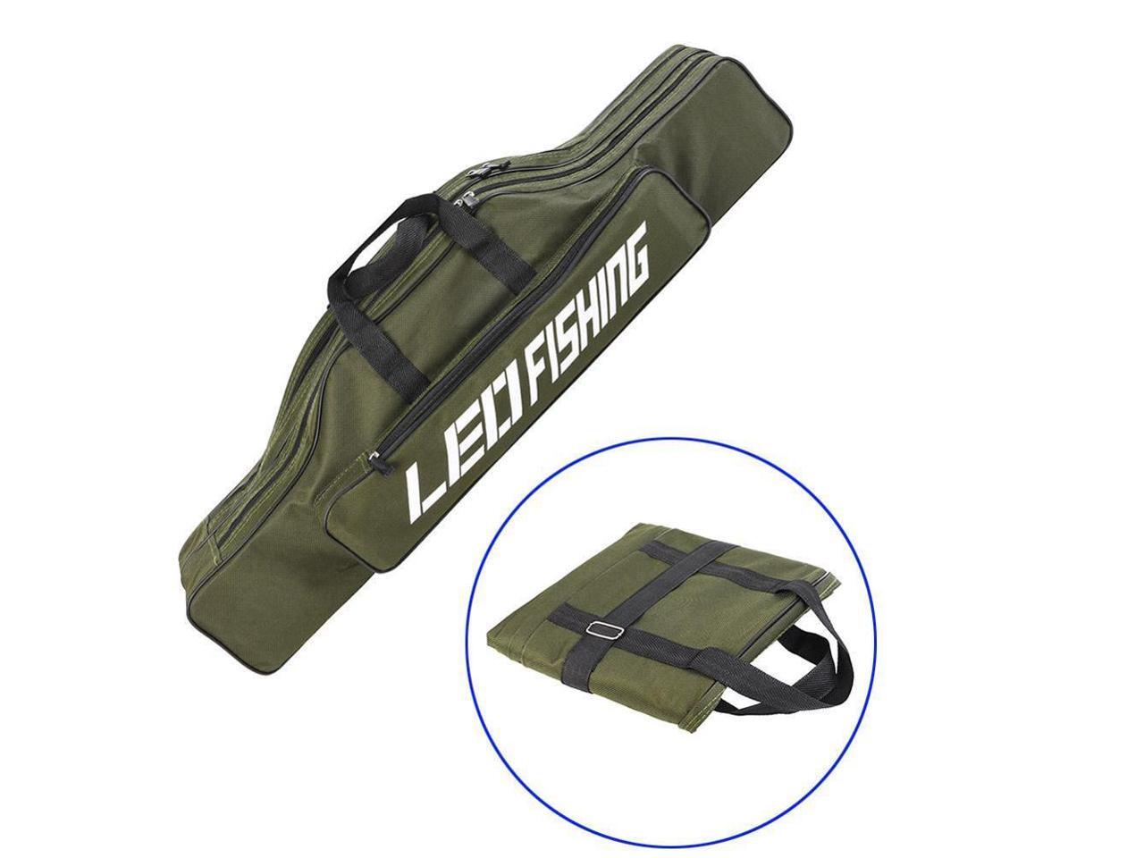 Portable Fishing Rod Holder Straight Handle Leg Bag Free Carrier Tackle Tools