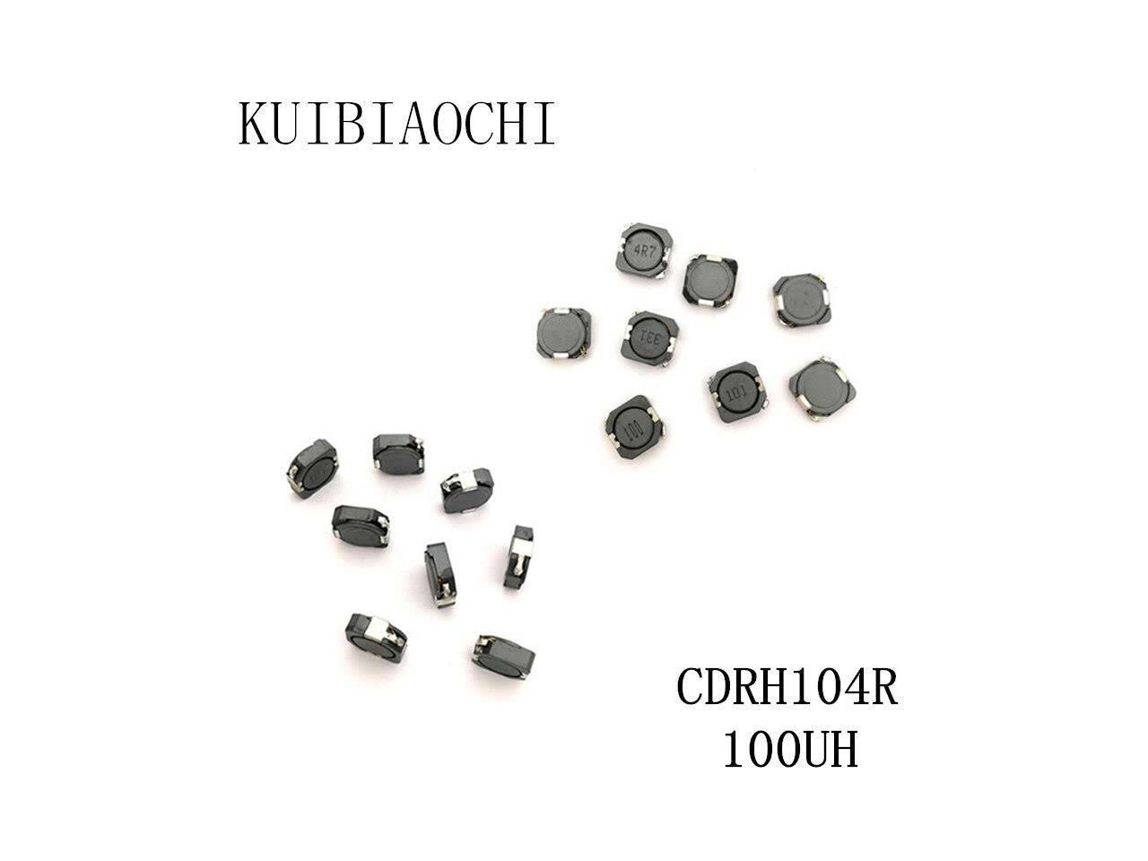 10pcs/lot SMD Power Inductors 100uH 101 Shielded Inductor CDRH104R