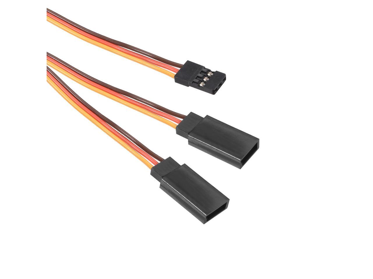 Details about   10 Pcs 15cm Y Servo Extension Cable Remote Control 1 Female to 2 Male Lead Cord