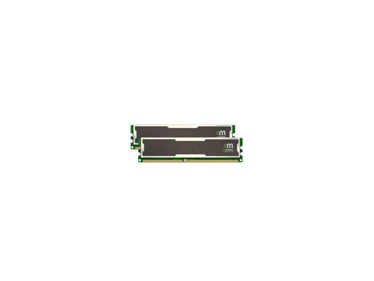 DDR-400MHz PC3200 Desktop RAM 2x1GB Mushkin Silverline 996754 2GB 