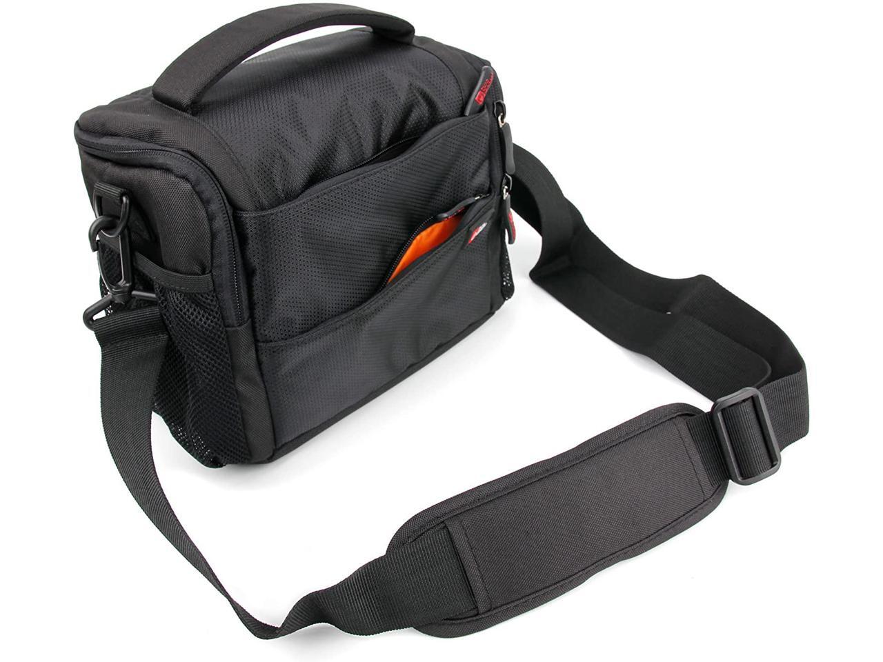 Compatible with Rollei Sportsline 65 & Sportsline 100 DURAGADGET Black & Grey Padded Carry Case with Adjustable Shoulder Strap Compatible with Rollei Sportsline 65 & Sportsline 100 DURAGADGET Black & Grey Padded Carry Case with Adjustable Shoulder Strap