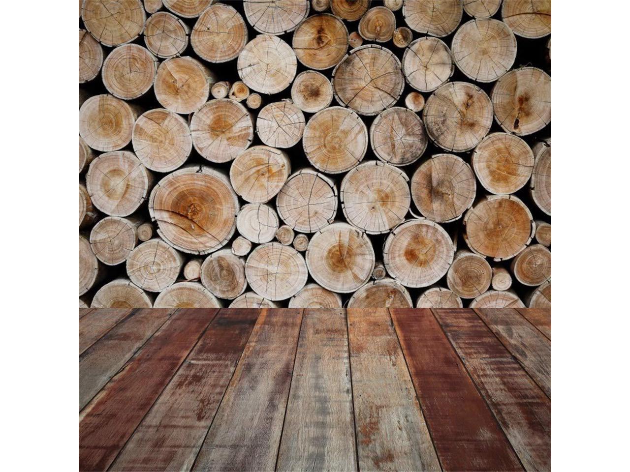 Dried Fruits and Brown Wood Boards Wedding Baby Photography Background Custom Photography Studio Photography Background