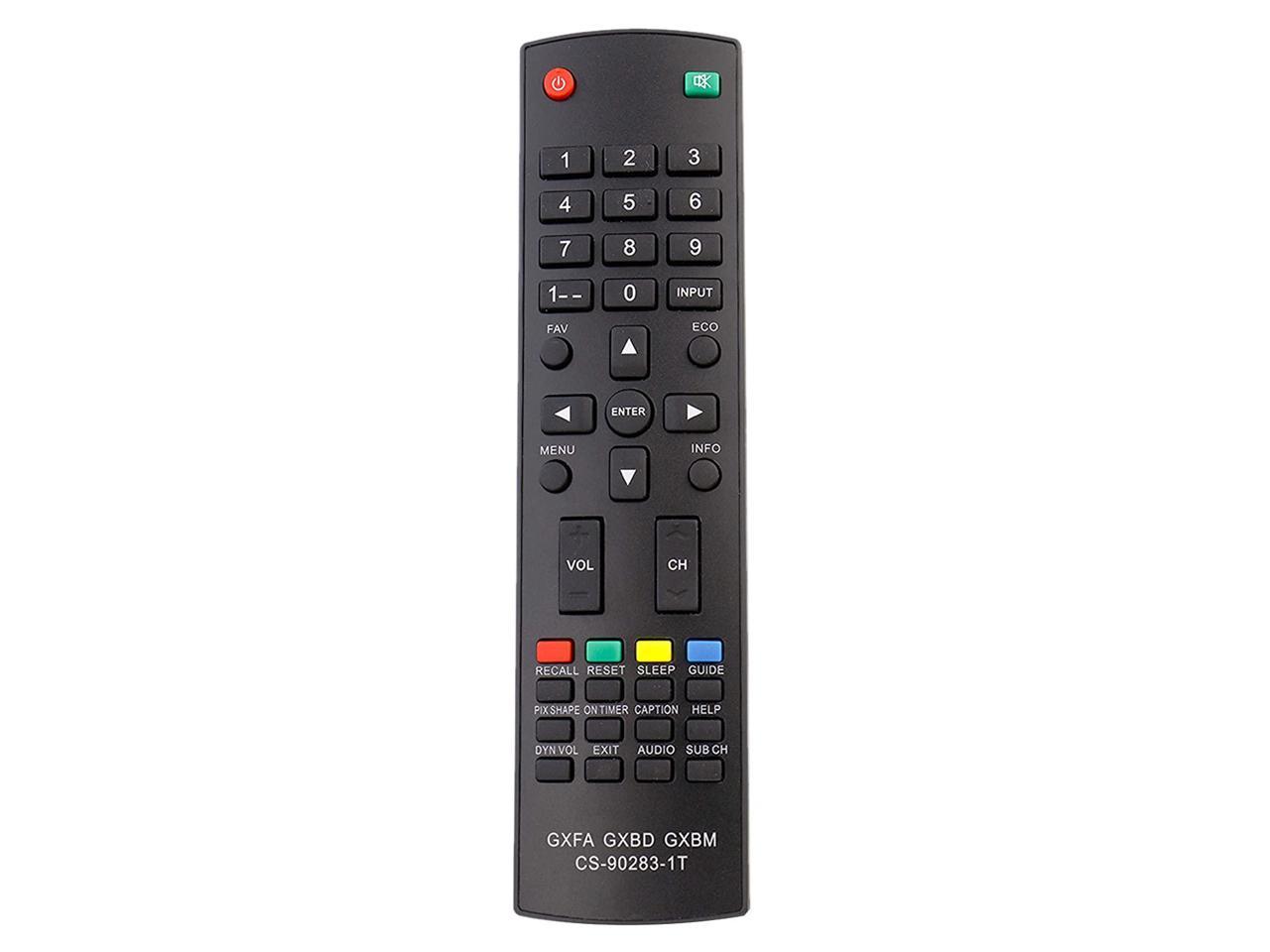 New GXFA GXBD GXBM CS-90283-1T Replaced Remote fit for Sanyo TV GXCC