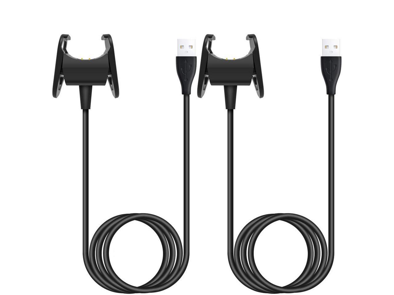 Charge HR 3 foot Black WITHit USB Charging Cable for use with FitBit 
