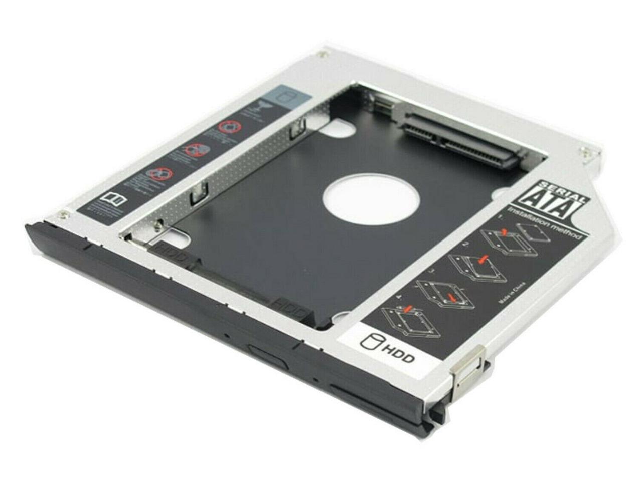 2nd HDD SSD Hard Drive Caddy with ejector for Dell Latitude E6440 E6540 ...