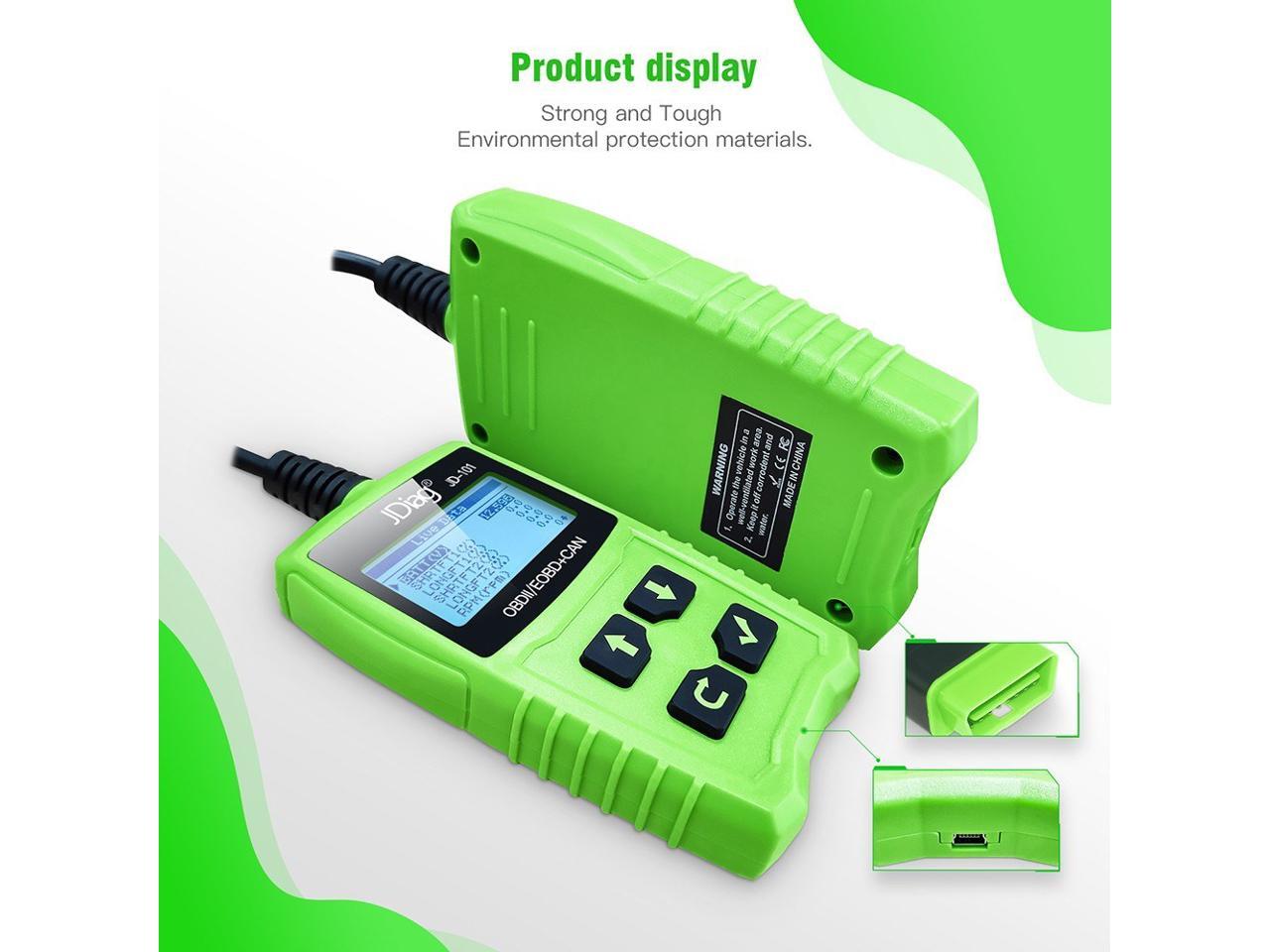 JDiag Universal Code Readers JD101 Engine Scan Tool Check Engine Light