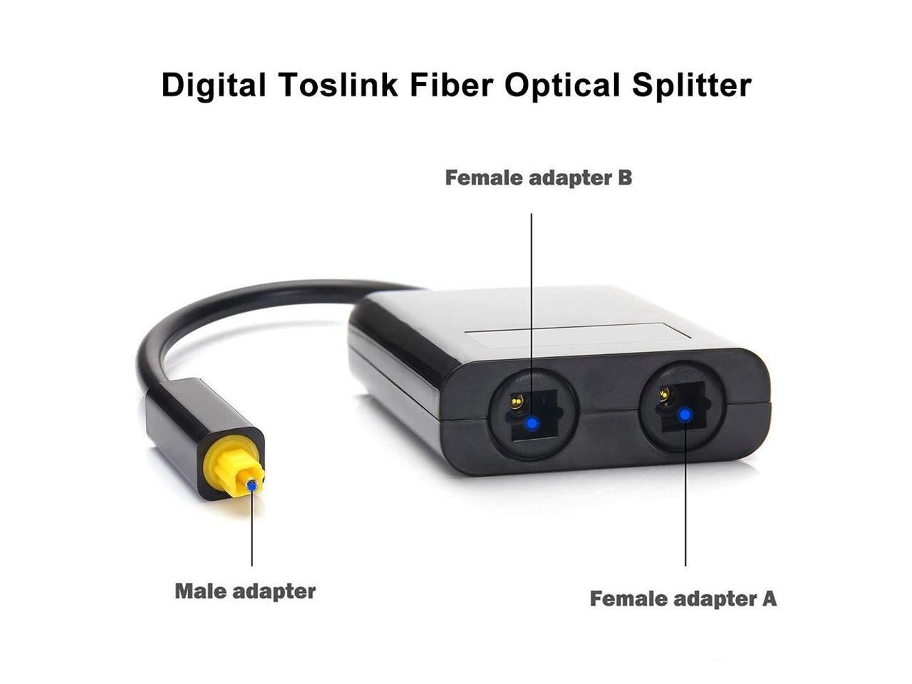 optical audio splitter 1 in 2 out optical audio splitter 1 in 2 out