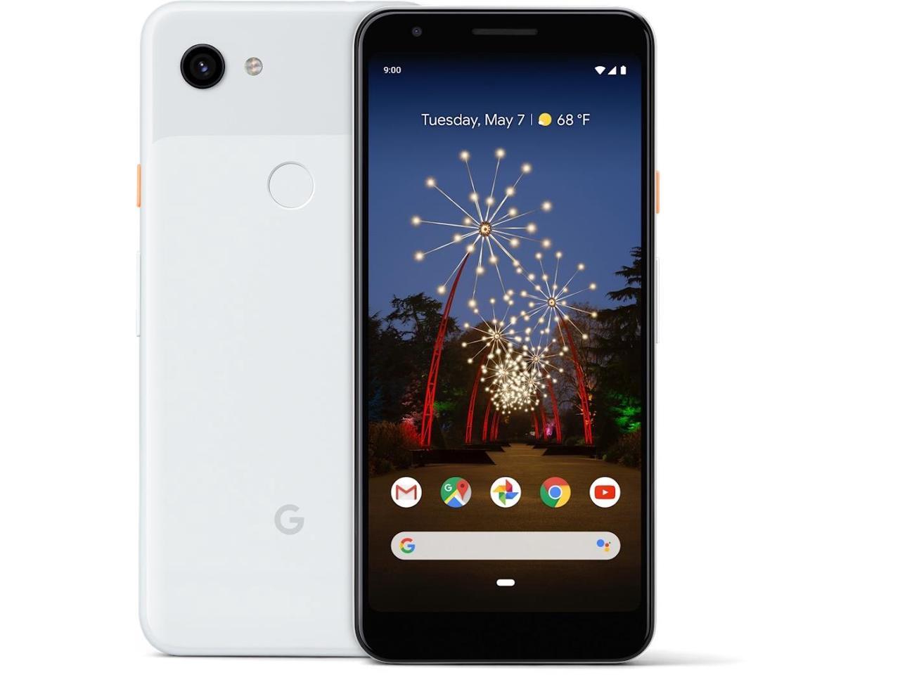 Refurbished Google Pixel 3a 64gb Clearly White Verizon Unlocked Grade B Newegg Com