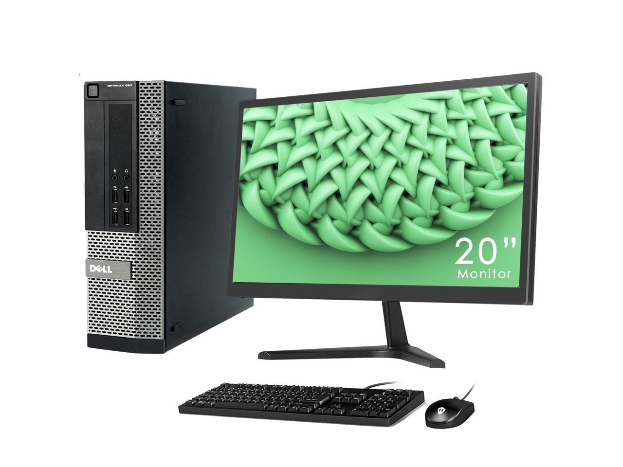 Refurbished Dell Optiplex 990 Small Form Factor Sff Desktop Pc Core I5 2nd Gen 2400 3 7458