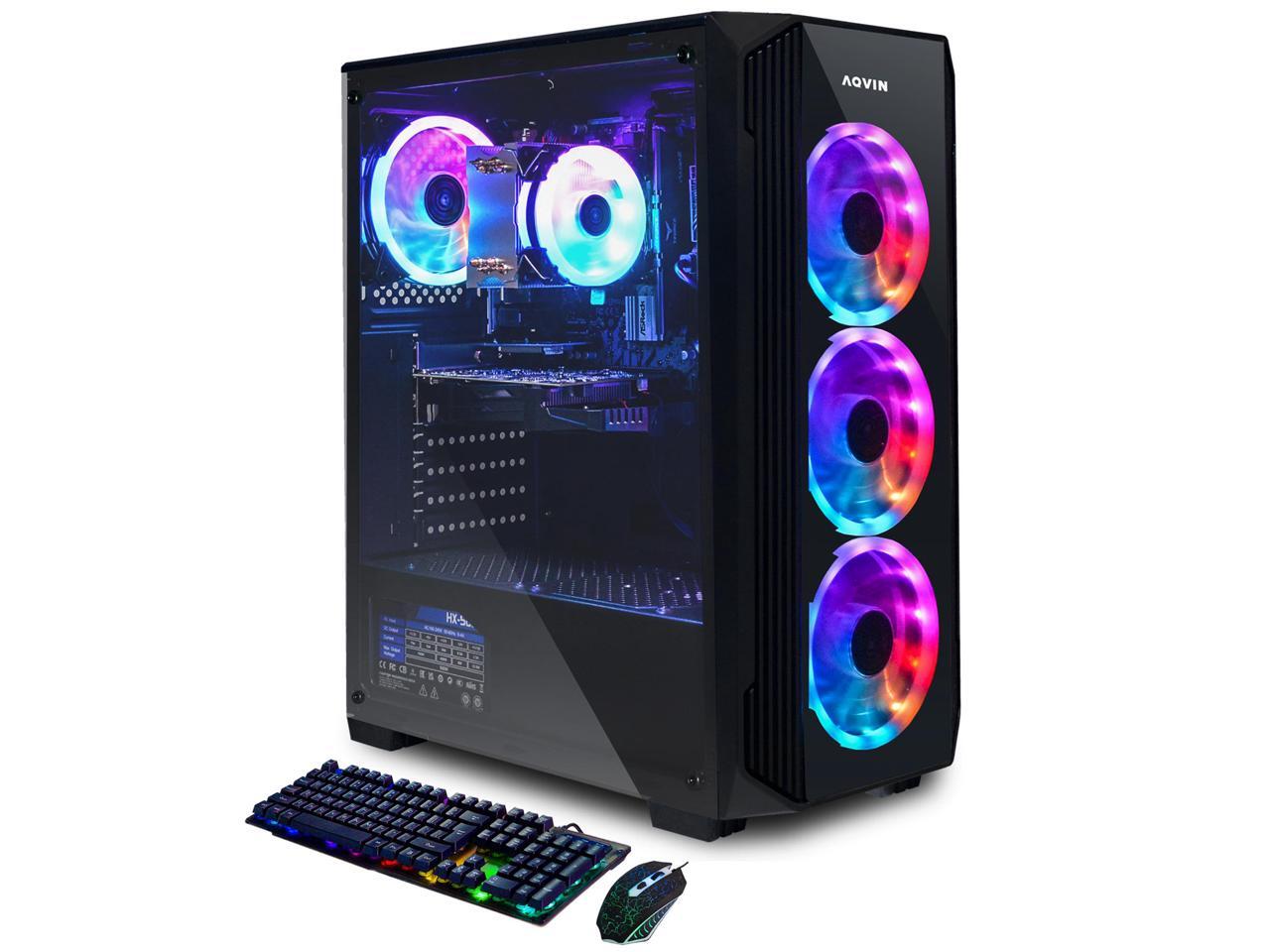 Gaming PC Tower AQVIN ZForce Desktop Intel i7 Processor upto 4.60 GHz
