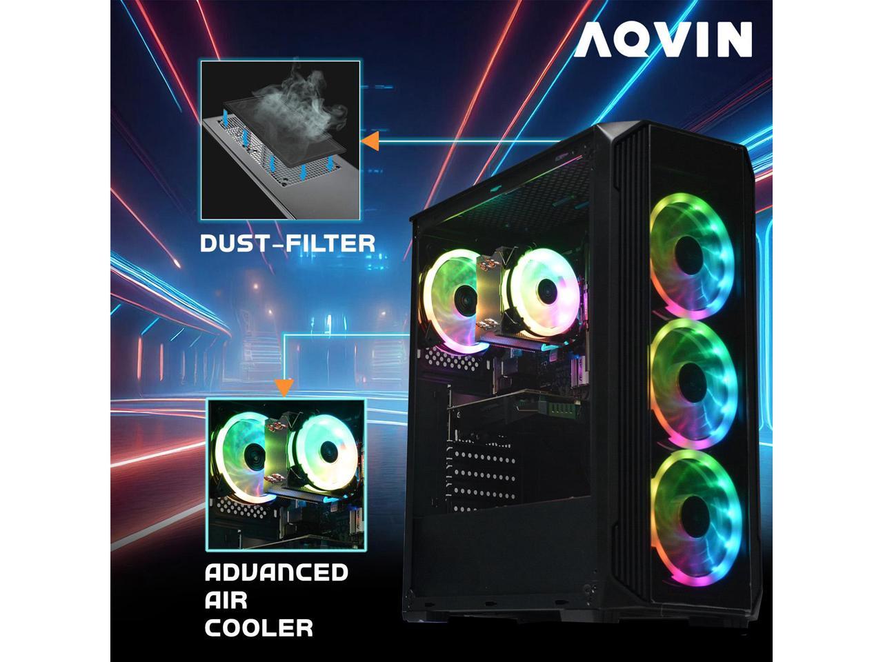 AQVIN Gaming Desktop ZeForce Tower, Windows 11 pro, Intel Core i7 8