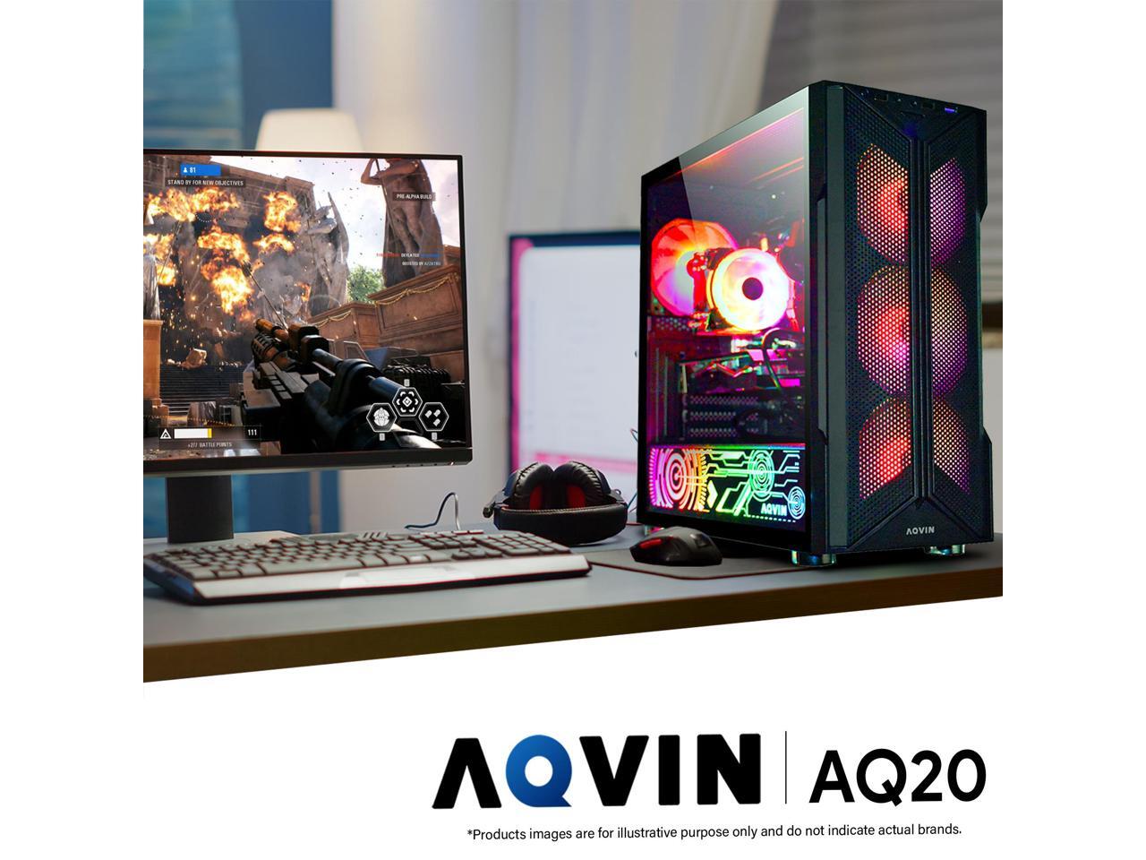 AQVINAQ20 Tower Gaming PC RGB (Intel Core i7 32GB RAM 1TB SSD RTX