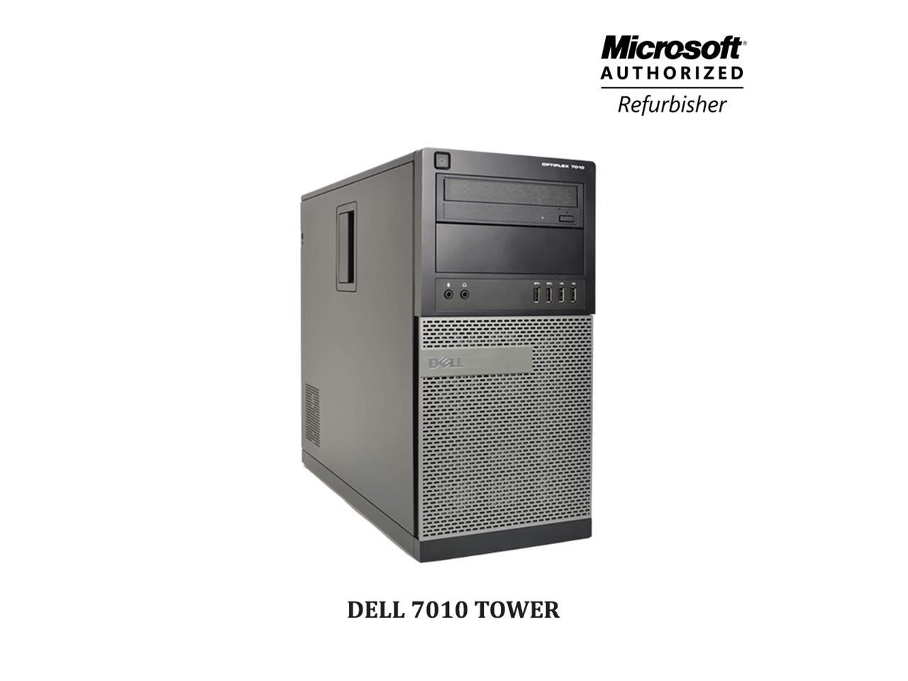 Refurbished Dell Grade A Optiplex 7010 Tower Intel Core I5 3570 3 40 Ghz 16 Gb Ddr3 1tb Hdd Wifi Windows 10 Home 64 Bit Multi Language Newegg Com