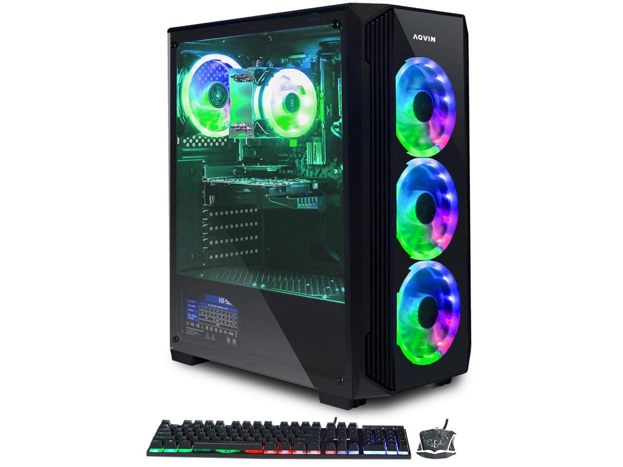 Refurbished Gaming Desktop Computer AQVIN Tower PC Intel Core i7