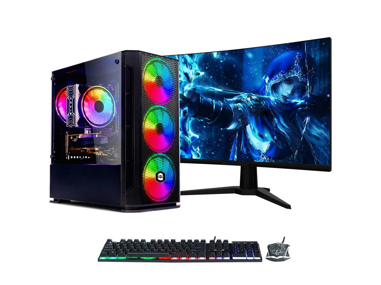 Gaming Desktop PC - AQ10 AQVIN - Intel Core I7 Processor Up to 3.9GHz ...