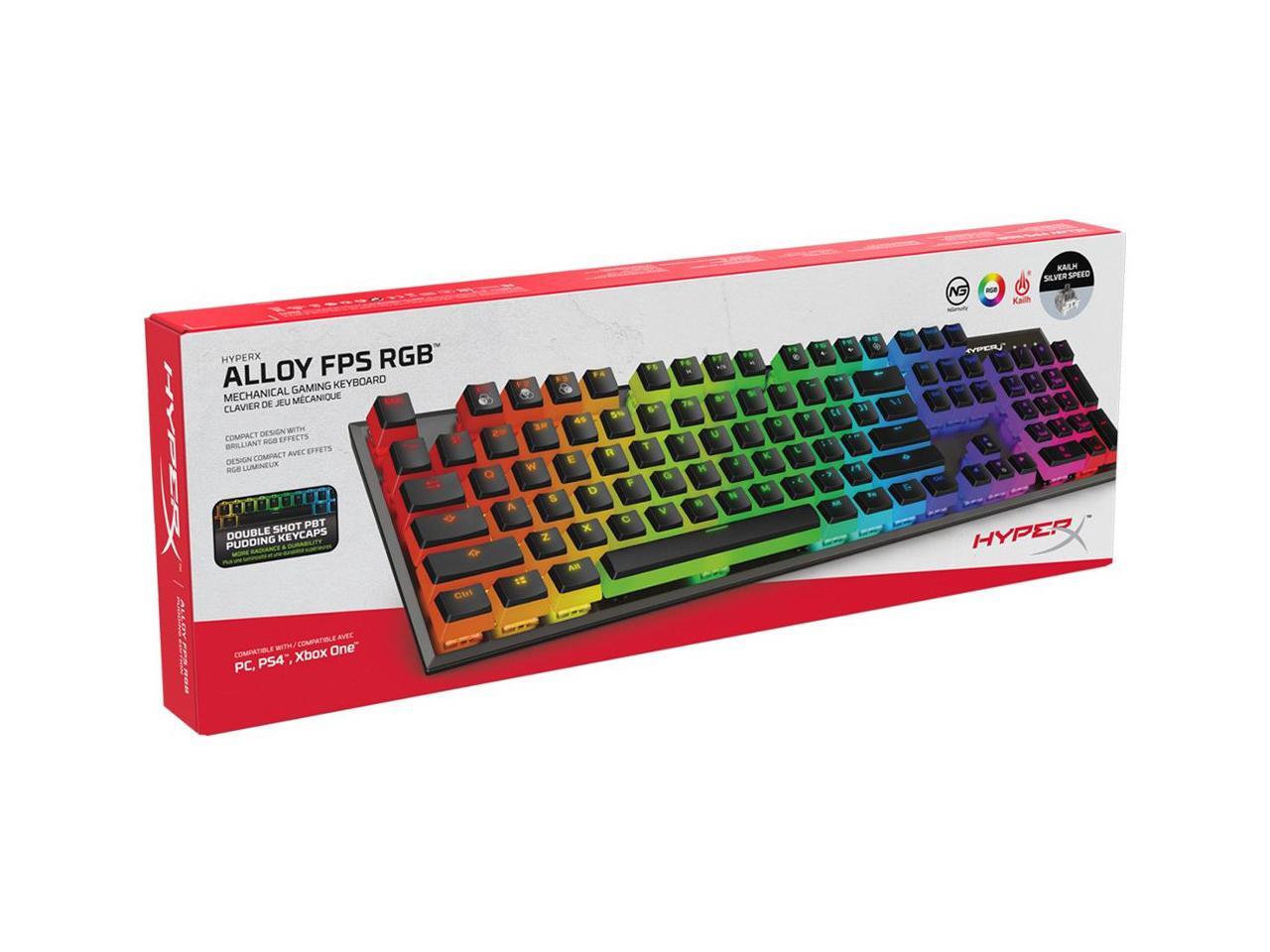 hyperx alloy fps rgb silver switch