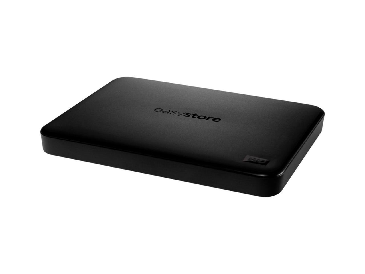 WD Easystore 2TB External USB 3.0 Portable Hard Drive Black