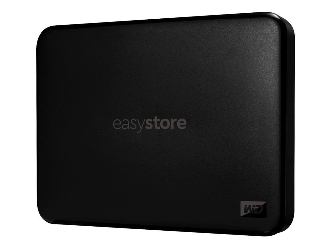 WD Easystore 2TB External USB 3.0 Portable Hard Drive Black