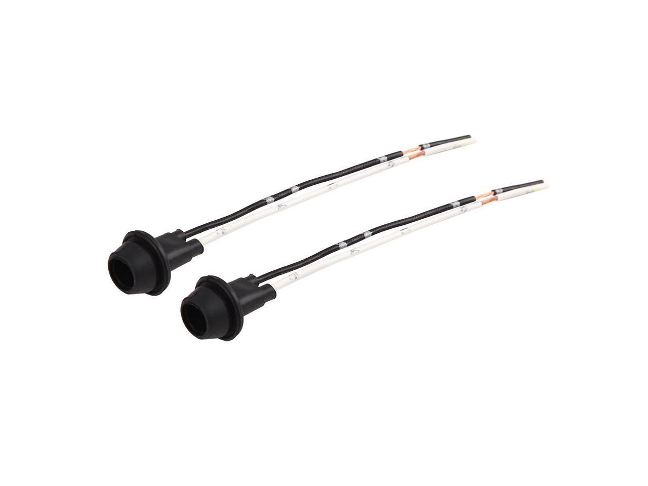 2pcs T10 Wedge Light Instrument Bulb Extension Connector Wiring Harness Sockets 2pcs T10 Wedge Light Instrument Bulb Extension Connector Wiring Harness Sockets