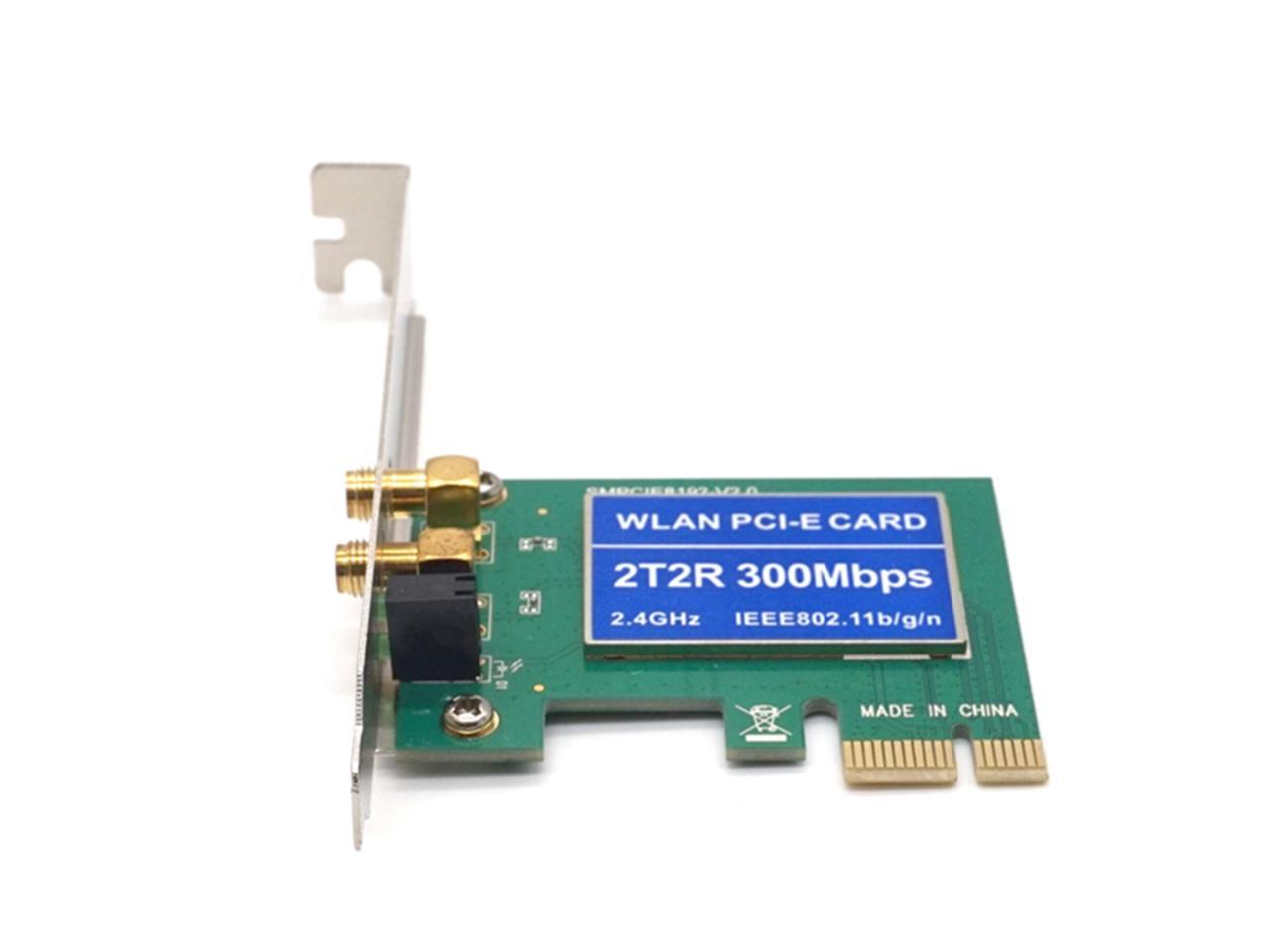 PCIe Wireless 300Mbps Internal PCIe WiFi Card PCI Express Network Card ...