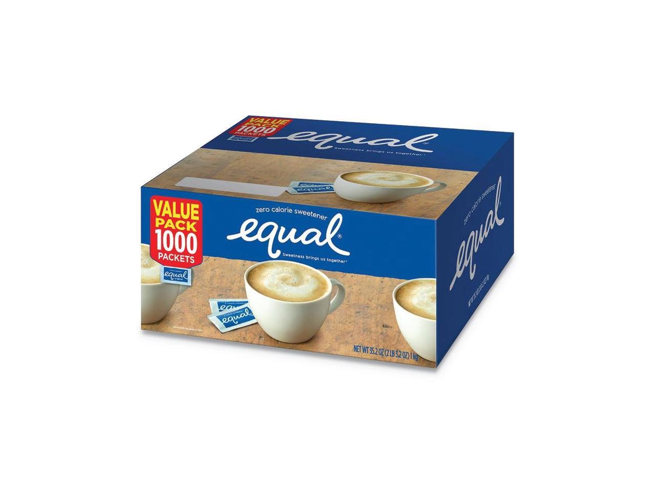 Equal MRINUT20015448 Sugar Substitute Packets 1 Box (500 Packets