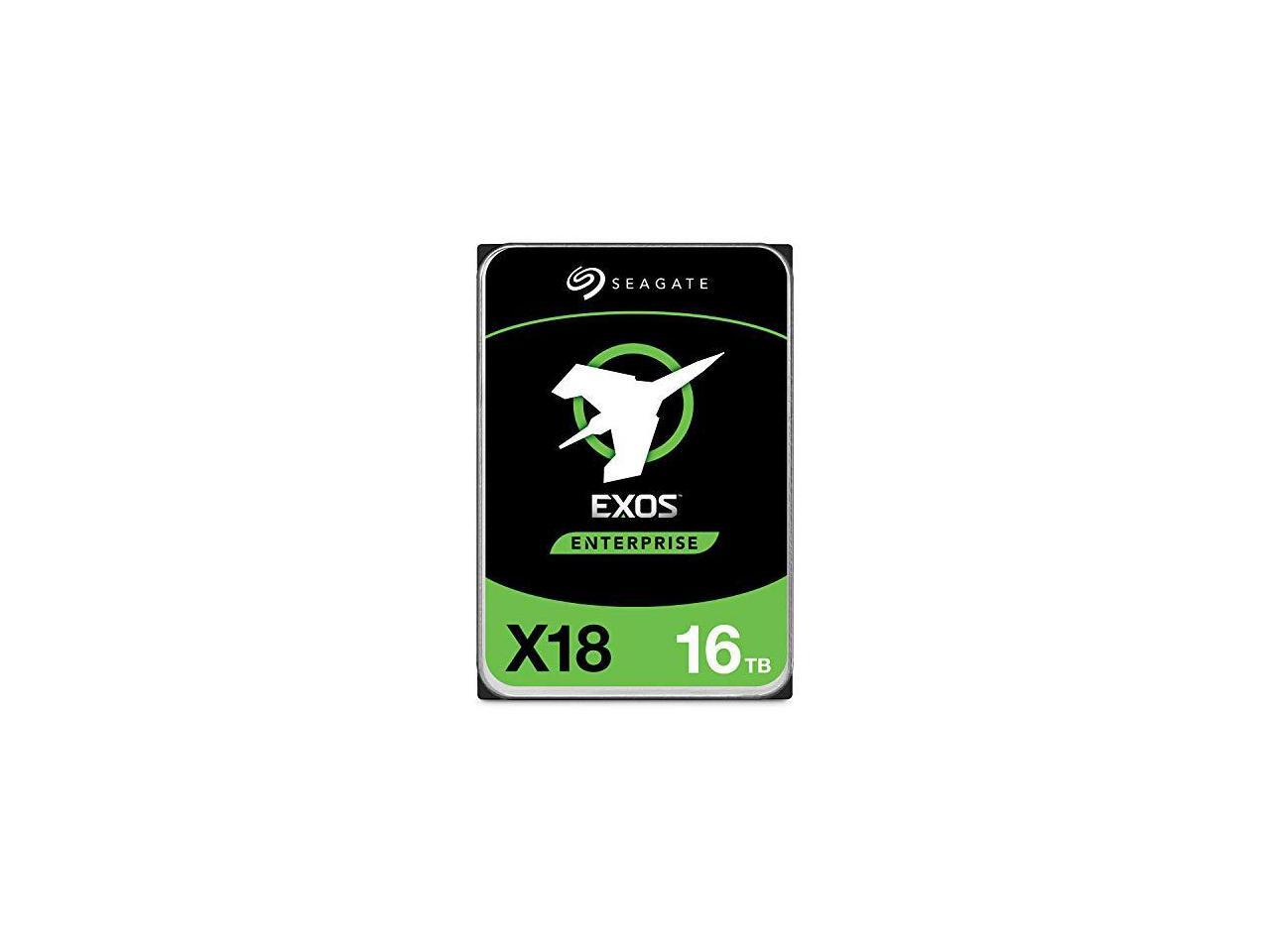 Seagate Exos 16TB Enterprise HDD X18 SATA 6Gb/s 512e/4Kn 7200 RPM 256MB ...