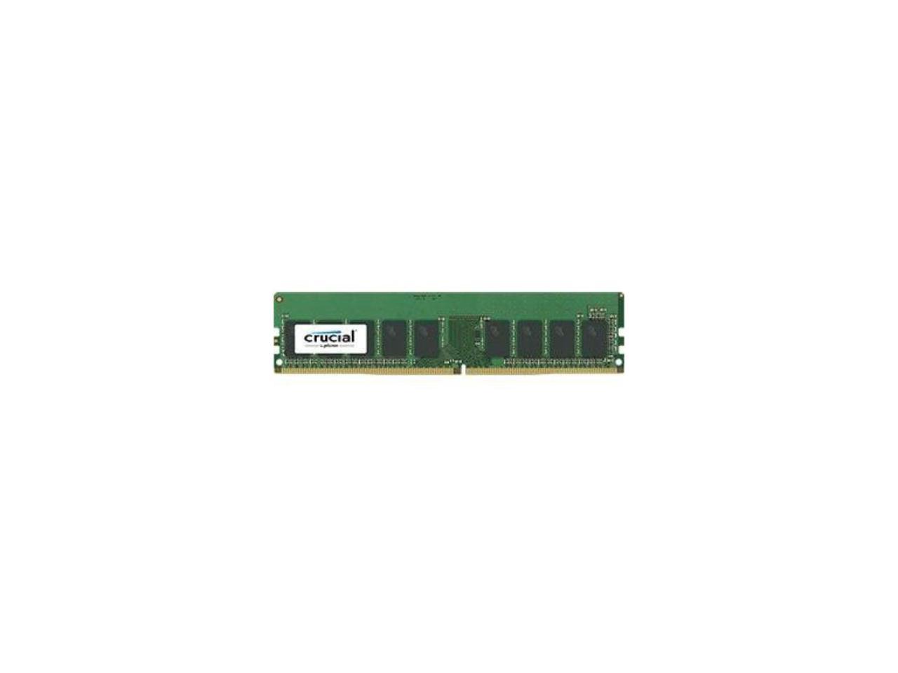 Crucial 8GB DDR4 2400 (PC4 19200) 288-Pin UDIMM 1Rx8 ECC Unbuffered