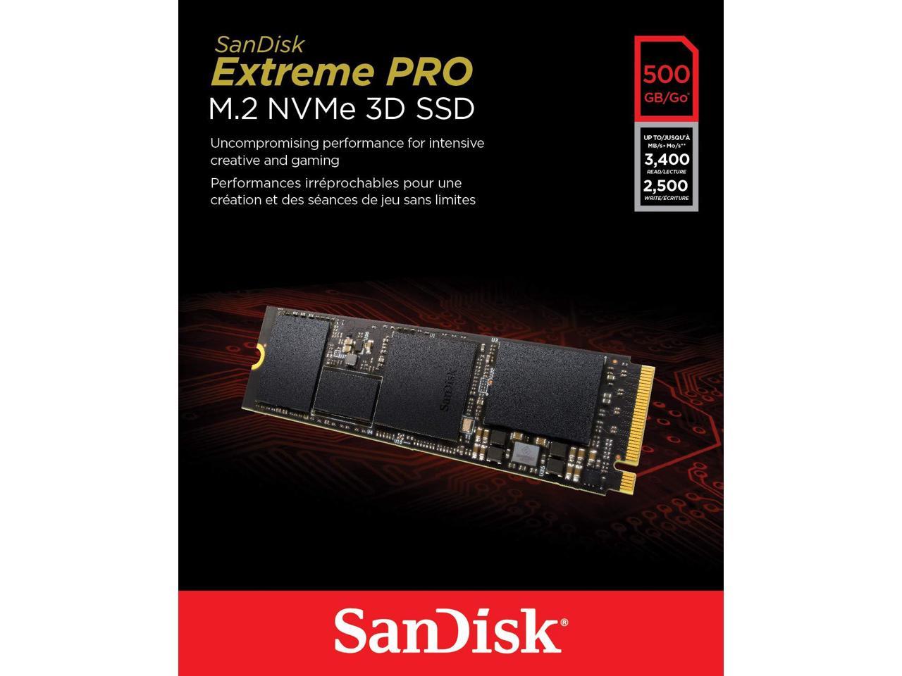 新作製品、世界最高品質人気! サンディスク SanDisk 内蔵SSD M.2-2280 500GB SSD Extreme Pro PCIe  Gen3 NVMe 5年保証 SDSSDXPM2-500G-J25 fucoa.cl