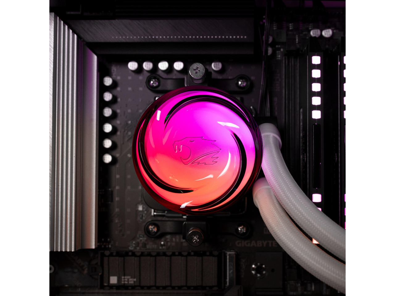 iBUYPOWER AW4 240mm Radiator CPU AIO Liquid Cooler (2024), 2x 120mm ...