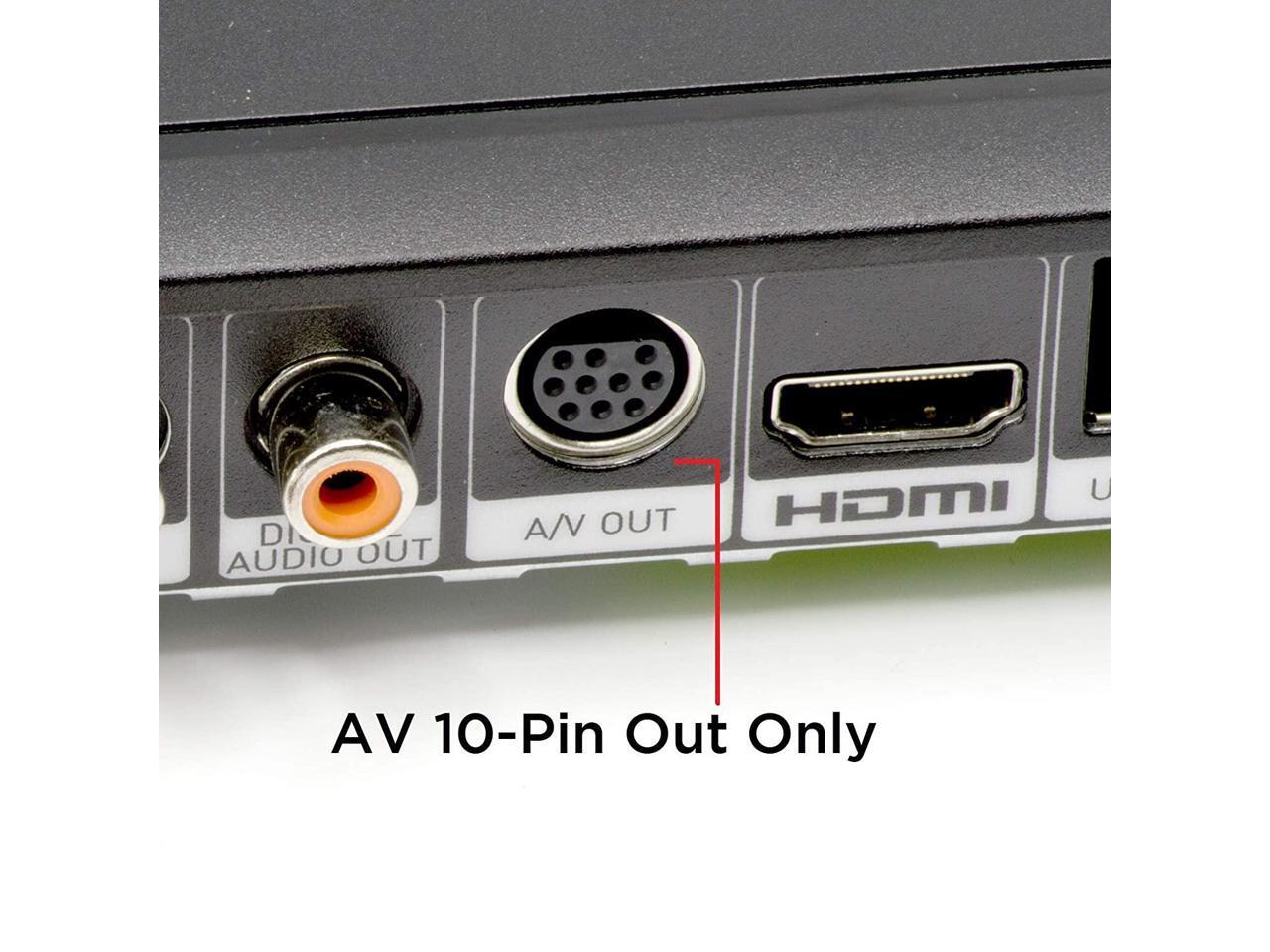 thumbnail image 2 of 2 LOT DIRECTV 10 PIN A/V COMPOSITE CABLE CLIENTS 10PINCOMPOS RCA 2 of 9