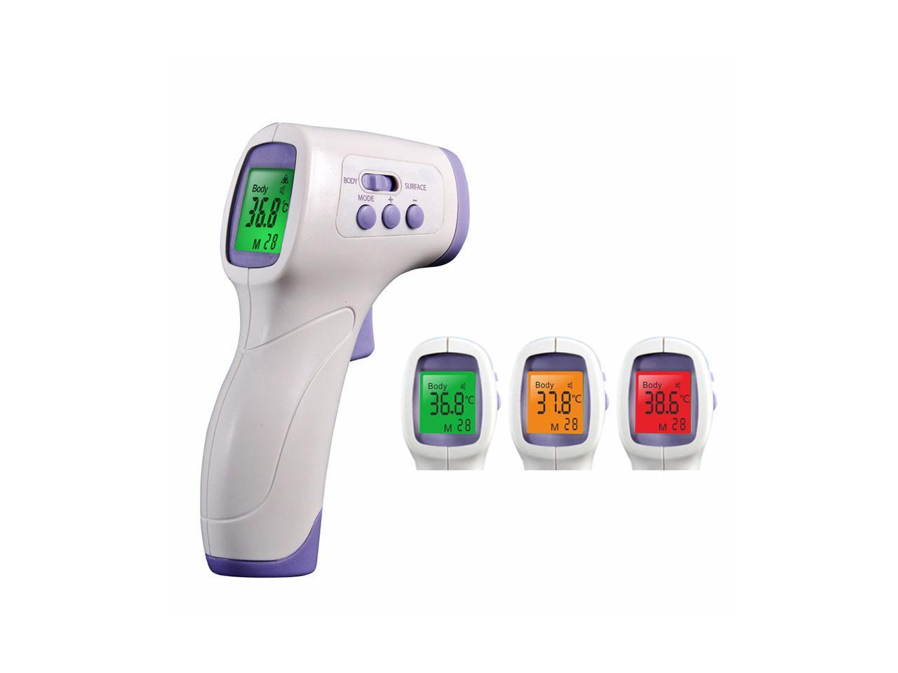 Digital Infrared Thermometer Gun LCD Non-Contact Forehead Adult Baby Temperature 