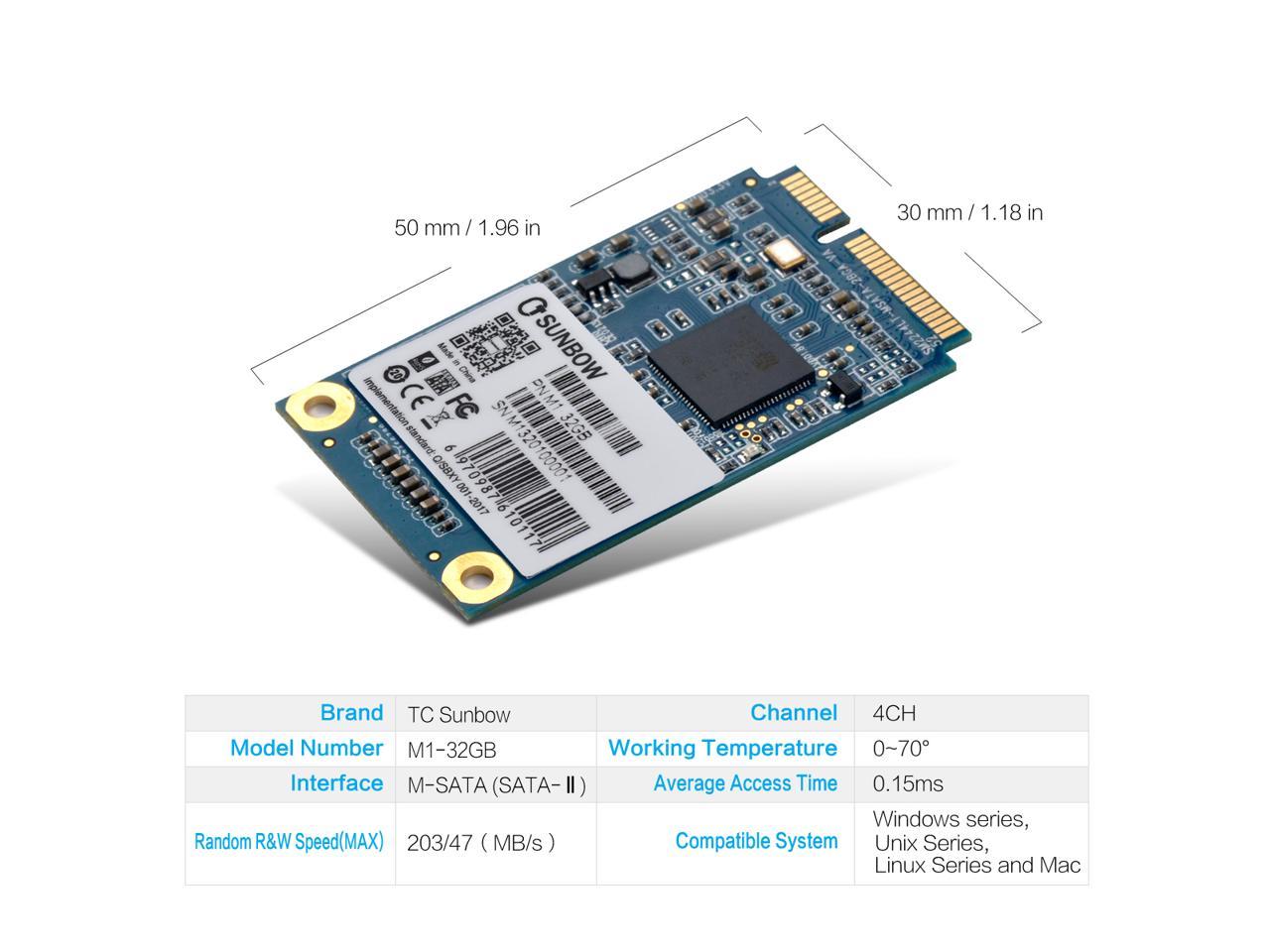 TCSUNBOW M-SATA M.3 SSD Mini PCIe 120GB 240GB SSD Solid State Drive (30