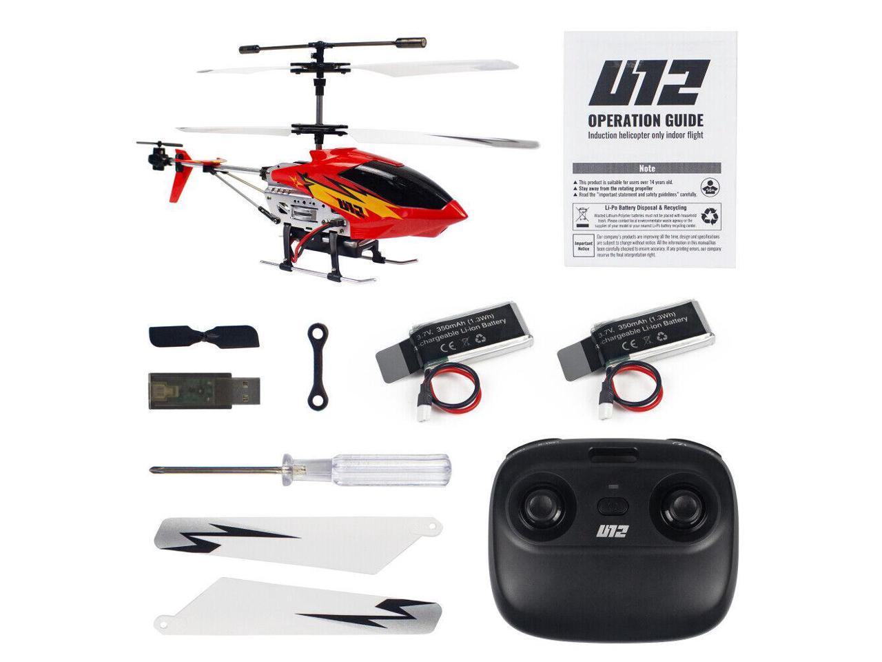 U12 Mini Rc Helicopter 2 4ghz Remote Control Helicopter Toy Gifts 2 Batteries Newegg Com