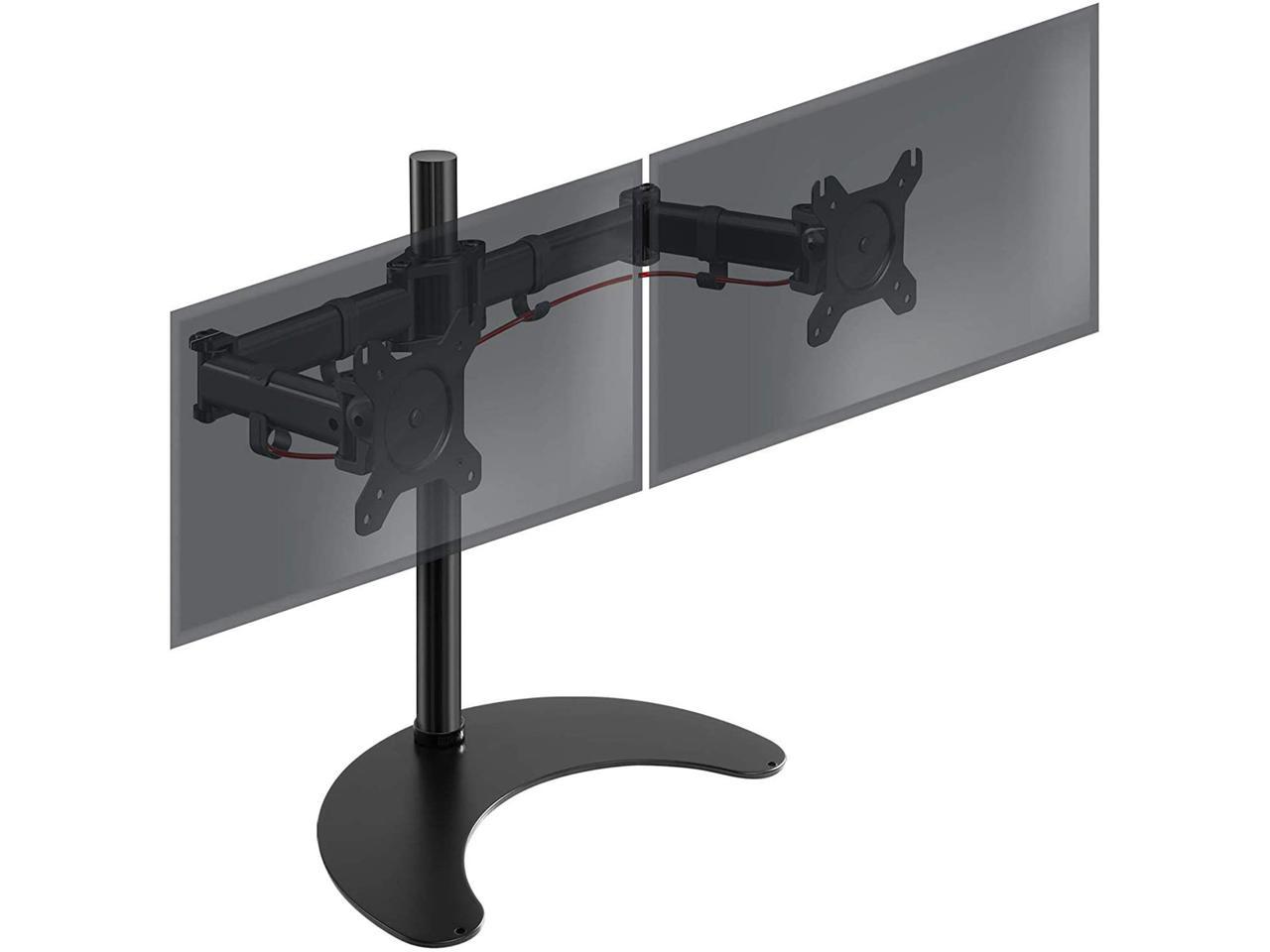 New Single /Dual Arm Monitor Desk Mount Computer TV Screen Bracket Stand 13-27'' 